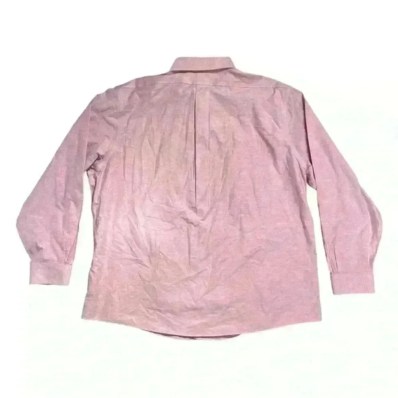 Brooks Brothers Brookscool Coral Pink Oxford Shirt The Regent Fit Polo Size XXL - Picture 6 of 10